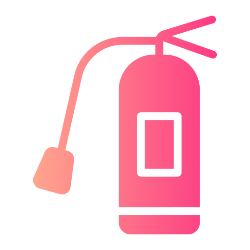 extintor de incendios Generic gradient fill icono