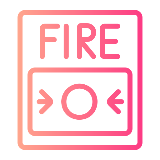 Fire button Generic gradient outline icon