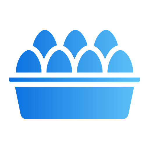 huevos Generic gradient fill icono