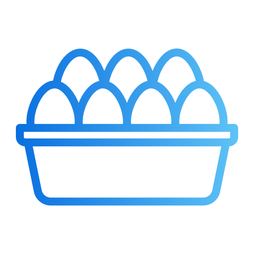 달걀 Generic gradient outline icon