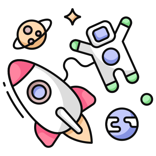 fusée Generic color lineal-color Icône