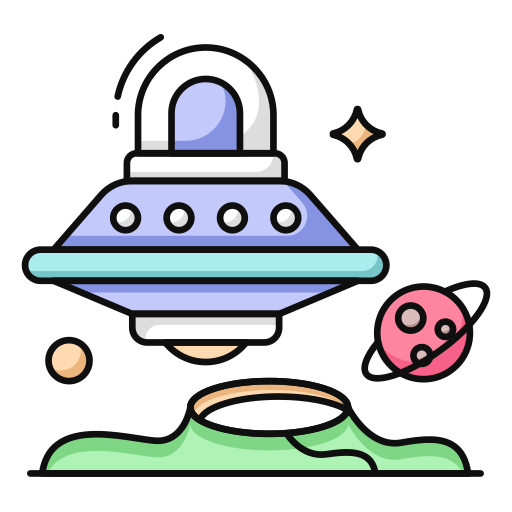 Space capsule Generic color lineal-color icon
