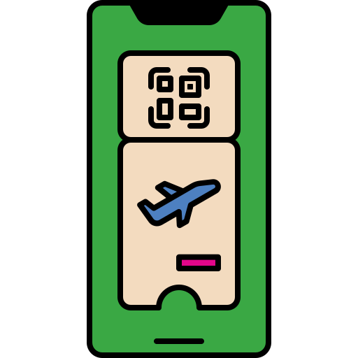vliegticket Generic color lineal-color icoon