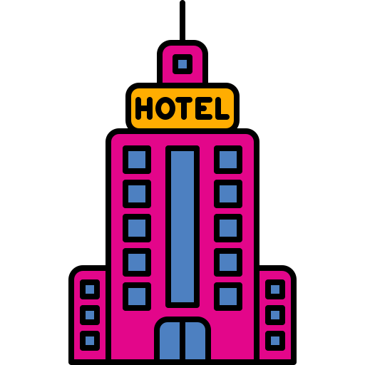 ホテル Generic color lineal-color icon