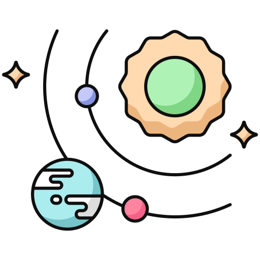 Солнечная система Generic color lineal-color иконка