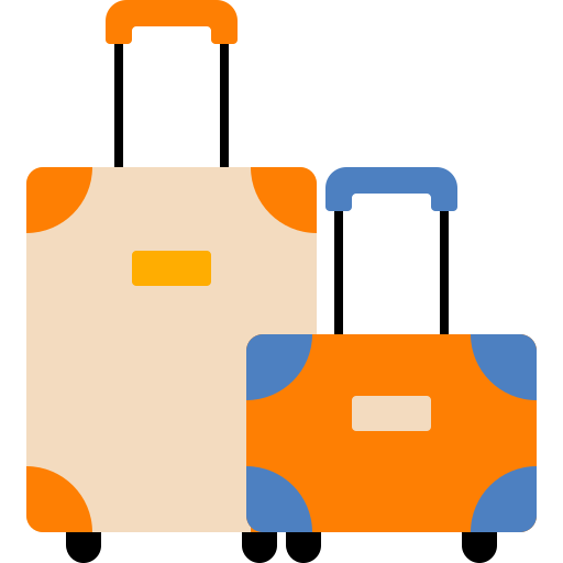 maletas Generic color fill icono
