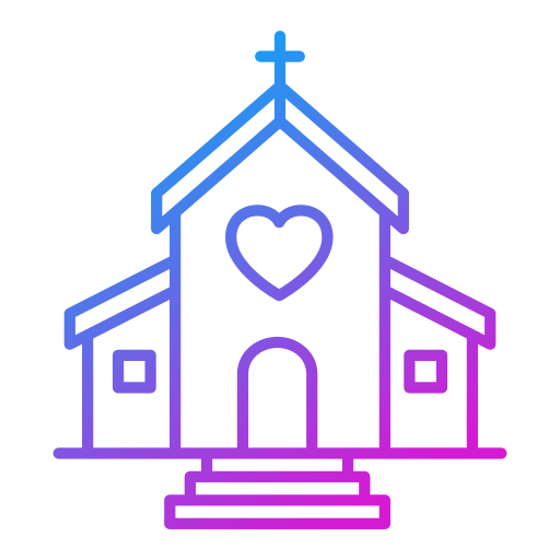 chiesa Generic gradient outline icona