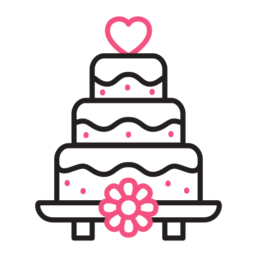 Wedding cake Generic color outline icon