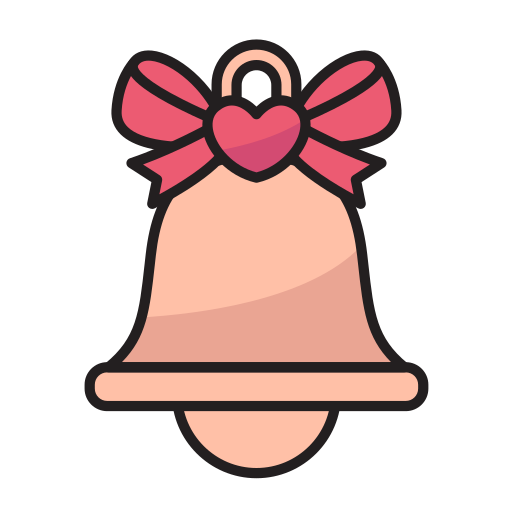 Wedding bells Generic color lineal-color icon