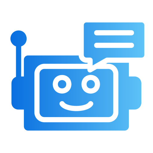 chatbot Generic gradient fill Ícone