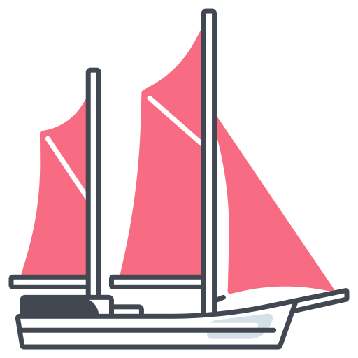 Sailing ship Generic color lineal-color icon