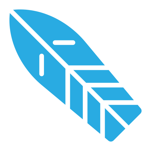 Surfboard Generic color fill icon