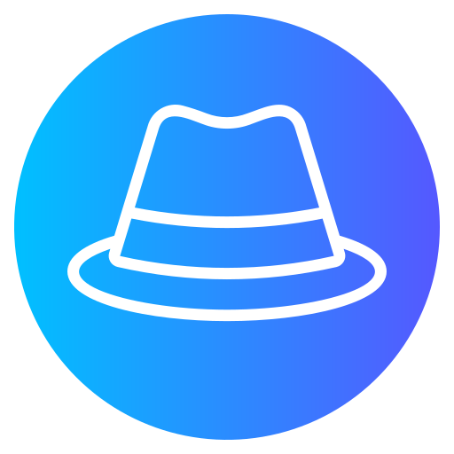 フェドーラ帽 Generic gradient fill icon