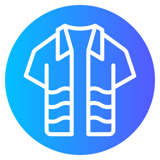 하와이안 셔츠 Generic gradient fill icon