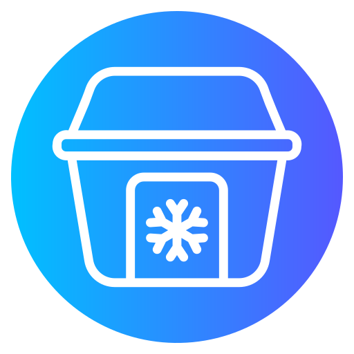 Ледяная коробка Generic gradient fill иконка