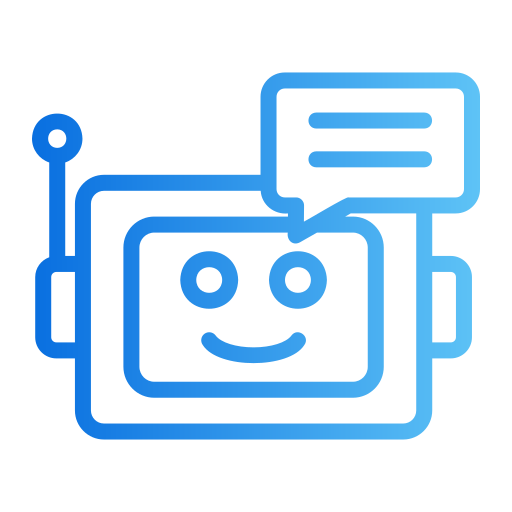 chatbot Generic gradient outline icon