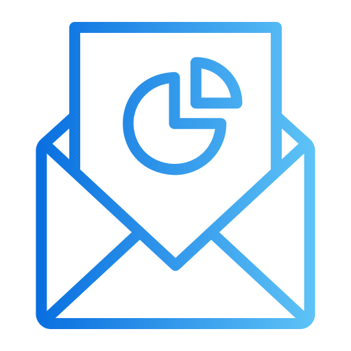 e-mail Generic gradient outline Icône