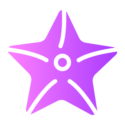 Морская звезда Generic gradient fill иконка