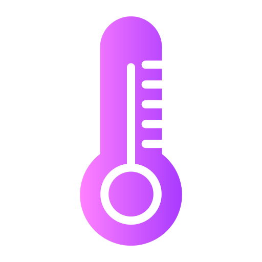 thermometer Generic gradient fill icoon