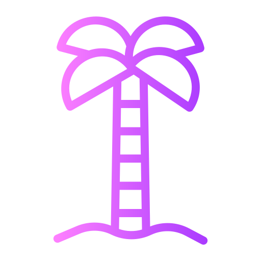 palmera Generic gradient outline icono