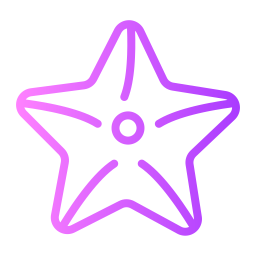 Sea star Generic gradient outline icon