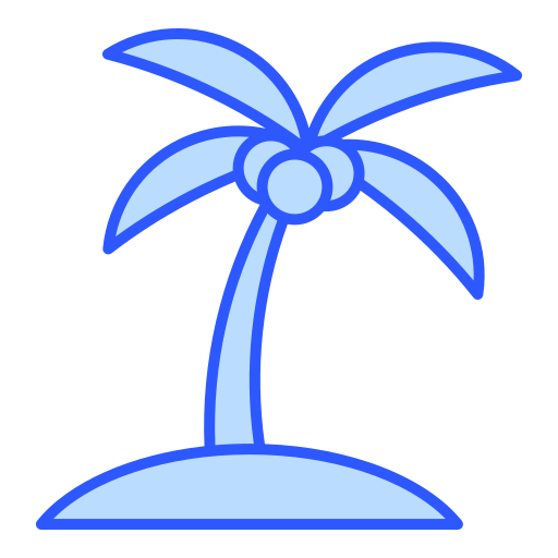 drzewo kokosowe Generic color lineal-color ikona