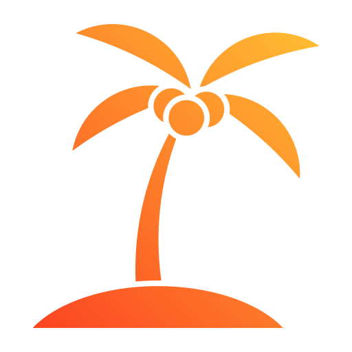 Coconut tree Generic gradient fill icon