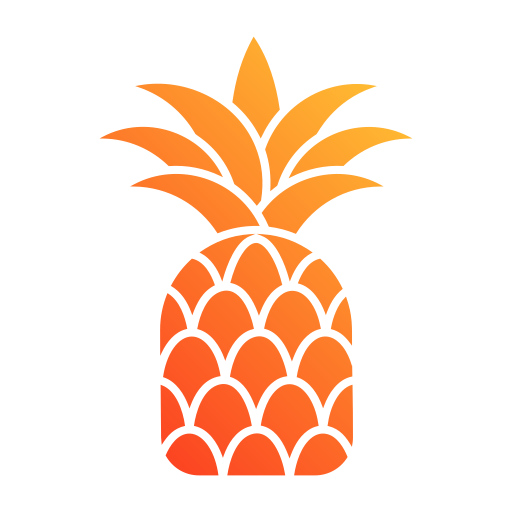 ananas Generic gradient fill icoon