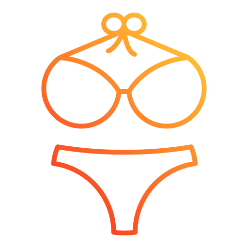 bikini Generic gradient outline icono