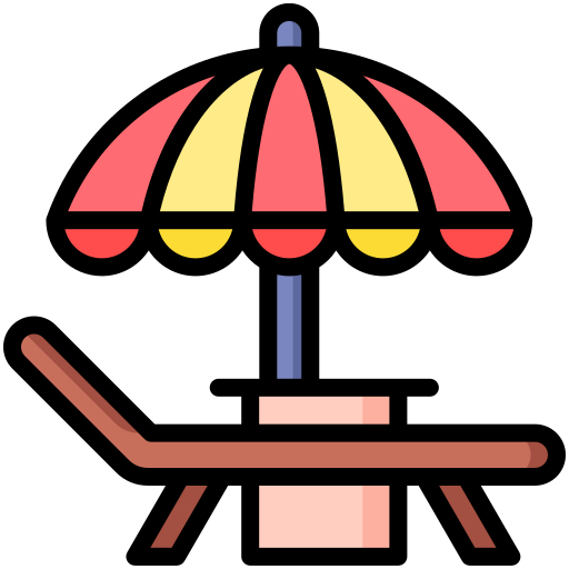 parasol słoneczny Generic color lineal-color ikona