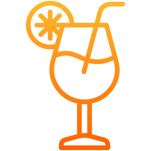 апельсиновый сок Generic gradient outline иконка
