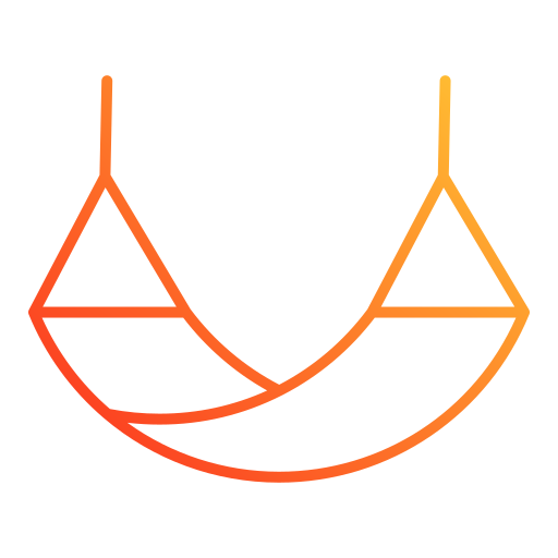 hamaca Generic gradient outline icono