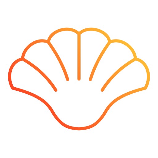 Seashell Generic gradient outline icon