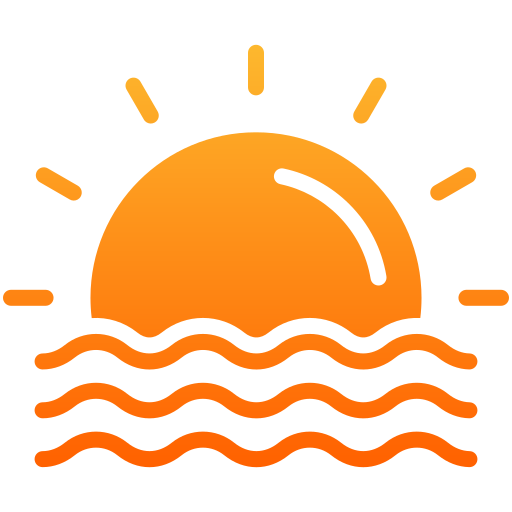 Sunset Generic gradient fill icon