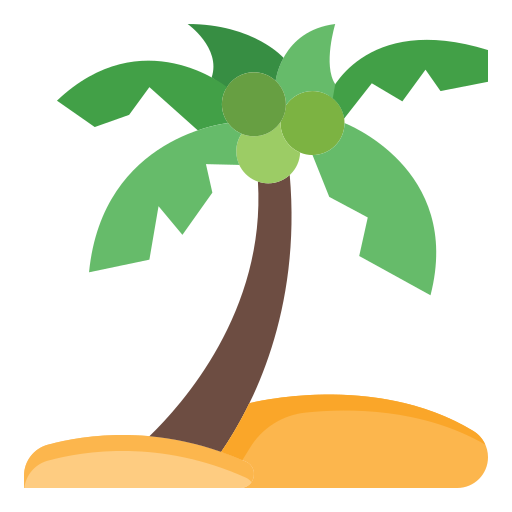 Coconut tree Generic color fill icon
