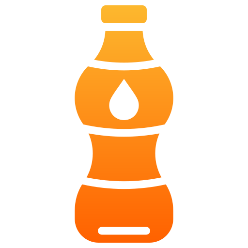 бутылка с водой Generic gradient fill иконка