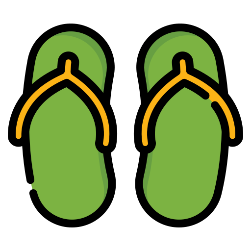 Sandals Generic color lineal-color icon
