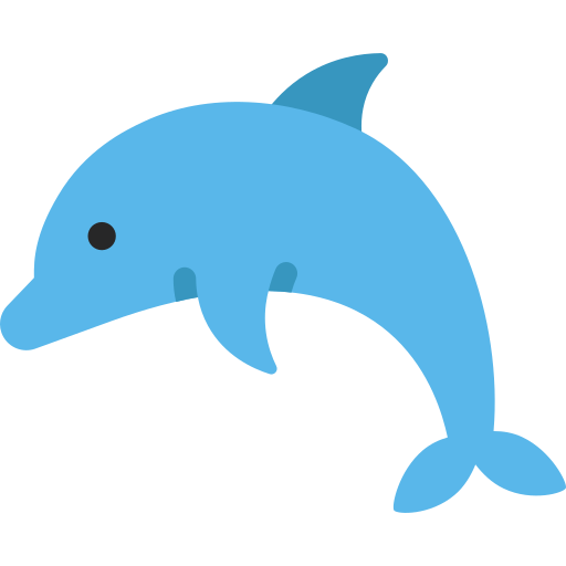 golfinho Generic color fill Ícone