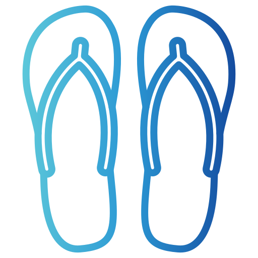 Flip flop Generic gradient outline icon