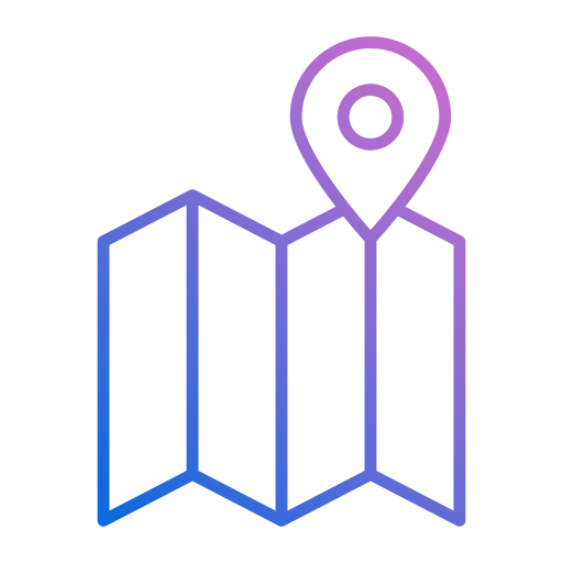 localização Generic gradient outline Ícone
