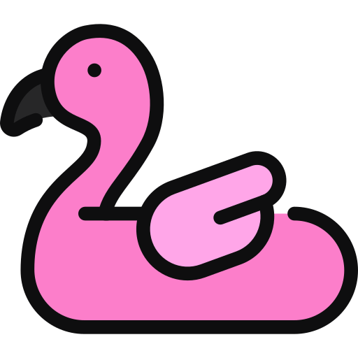 Flamingo Generic color lineal-color icon