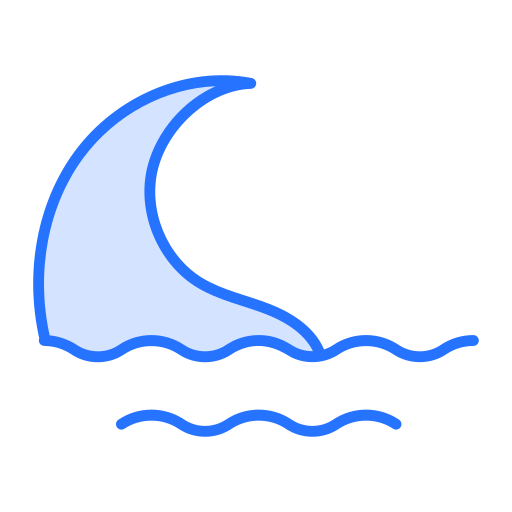 Водяные волны Generic color lineal-color иконка