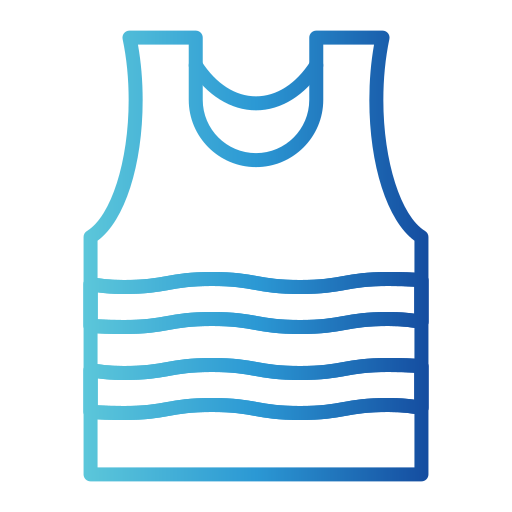 zomers hemd Generic gradient outline icoon