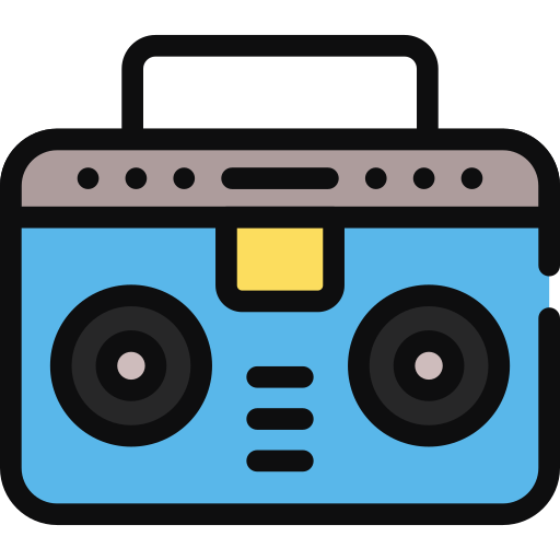 Radio Generic color lineal-color icon