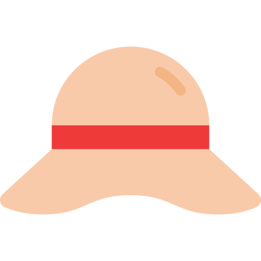 cappello da sole Generic color fill icona