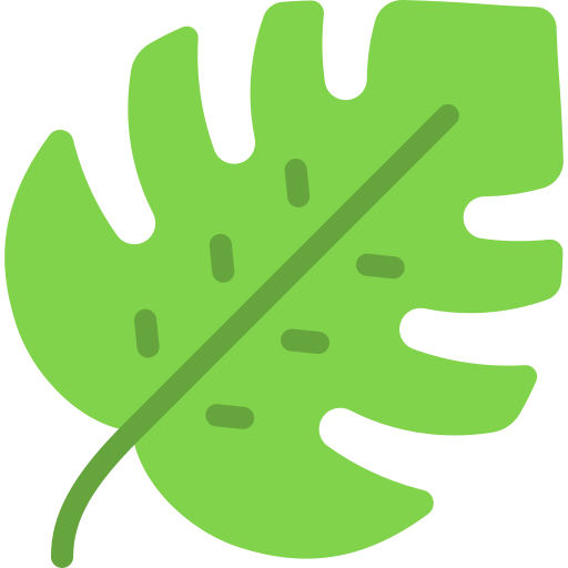Tropical leaf Generic color fill icon