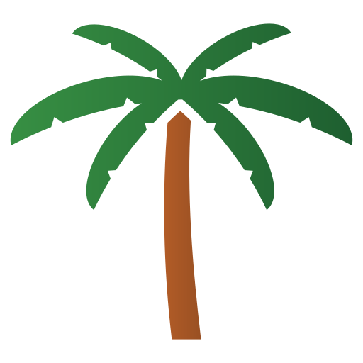 Palm tree Generic gradient fill icon