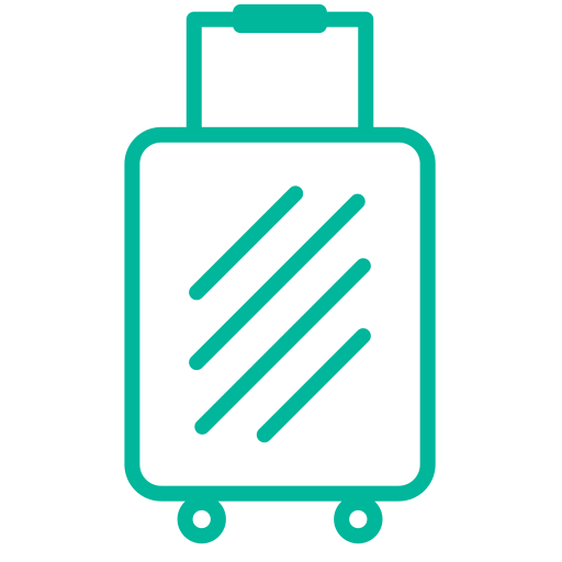 Suitcase Generic color outline icon