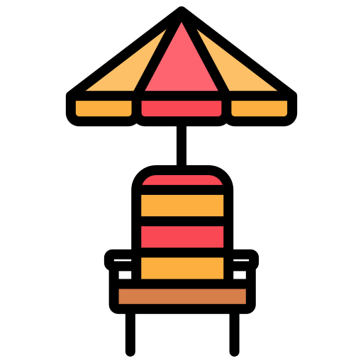 leżak Generic color lineal-color ikona