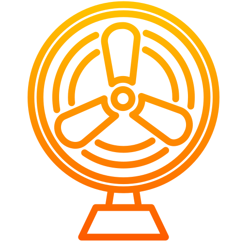 Table fan Generic gradient outline icon